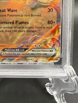 PSA 9 Ninetales ex 038/165 SV151 Scarlet Violet Holo Pokemon Card - Image 5