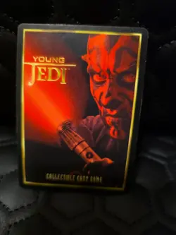 Darth Maul, Master of Evil #F10 Foil - The Jedi Council, Young Jedi CCG card - Image 2