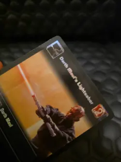 Darth Maul's Lightsaber #F17 Foil - The Jedi Council, Young Jedi CCG card - Image 3