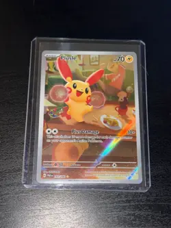 Plusle 193/182 Paradox Rift Illustration Rare Pokemon TCG Card 2023 RAW UNGRADED - Image 1