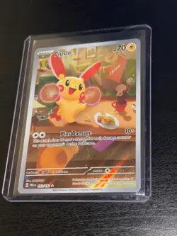 Plusle 193/182 Paradox Rift Illustration Rare Pokemon TCG Card 2023 RAW UNGRADED - Image 4