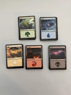 100 Magic the Gathering Basic Land Cards Lot - 20 of each type - MTG - Image 1