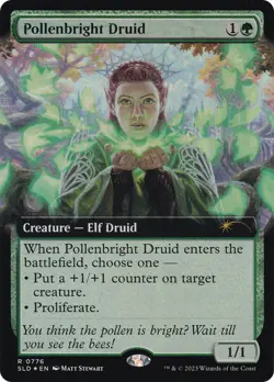 Pollenbright Druid (Extended Art) [Secret Lair Drop Series] Magic MTG - Image 1