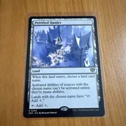 Petrified Hamlet - N/M - Secrets Of Strixhaven Magic The Gathering MTG - Image 1