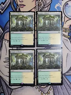 4x Temple of Plenty - NM/M TDC MTG Magic - Image 1