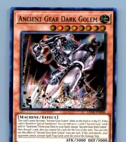 Ancient Gear Dark Golem #LEDE-EN006 Yugioh 1st edition - Image 1