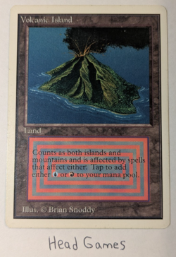 1x Volcanic Island 2ED Unlimited - LP - Magic the Gathering MTG - UNL U - Image 1