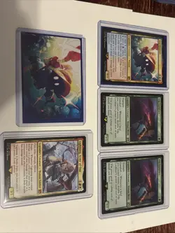 MTG Final Fantasy Vivi Ornitier Tifa Lockhart Lightning Mythic Rare Art Lot - Image 1
