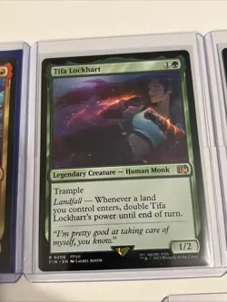 MTG Final Fantasy Vivi Ornitier Tifa Lockhart Lightning Mythic Rare Art Lot - Image 3