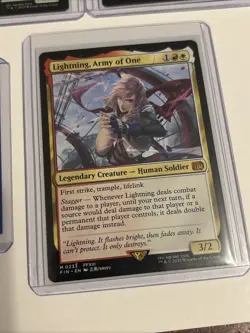 MTG Final Fantasy Vivi Ornitier Tifa Lockhart Lightning Mythic Rare Art Lot - Image 5