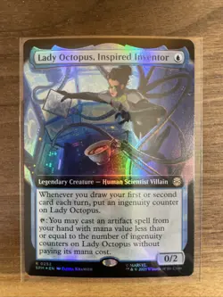 MTG Lady Octopus, Inspired Inventor 0252 Foil (Extended Art) Marvel’s Spider-Man - Image 1