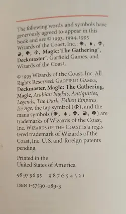 Magic the Gathering- The pocked Players' Guide Fourth edition. - Image 5