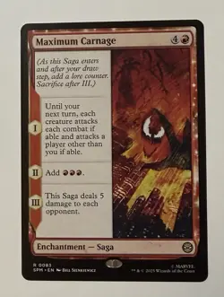 Maximum Carnage SPM 83 Spider-Man MTG NM - Image 1