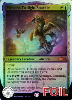 Princess Twilight Sparkle - Foil - Ponies: The Gathering - 2 NM - Image 1