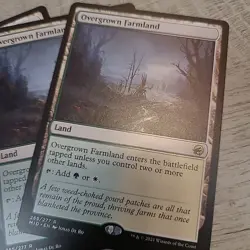 MTG Innistrad Midnight Hunt Overgrown Farmland 265 Regular Non-foil PLAYSET - Image 2