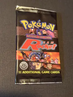 Pokemon Team Rocket 1st Edition Booster Pack artwork. Lot of 4 (empty) - Image 5