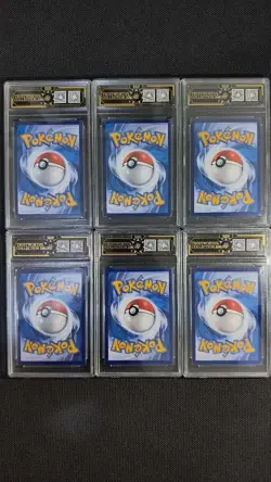 2025 Pokemon CHR 10 PRISTINE 6-Card Graded Lot (Water Type & Fossil Series GL15 - Image 2