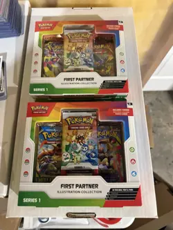 Pokemon - First Partner Illustration Collection Series 1 Factory Sealed Lot X2 - Image 1