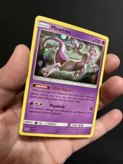 Carte Card Pokemon Mewtwo Holo Promo Sm214 - Image 3