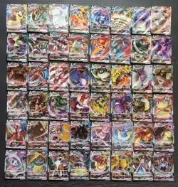 48*Lot Pokemon TCG S-CHN. RRR Mew Vaporeon Crobat Machamp Cinderace VMAX#4 JD90 - Image 1
