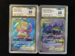 2023 Pokemon TCG S-CHN CSM2aC 158/150 SR Slowpoke Psyduck Gx PGS 10 Lot*2 LU57 - Image 1