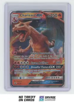 2019 Pokemon Black Star Promo Detective Pikachu C.F Charizard GX #SM195 - Image 1