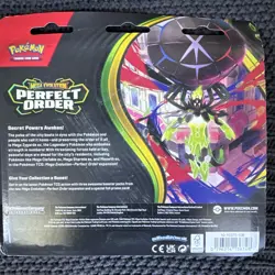 Pokemon TCG ME03 Perfect Order 3 Pack Blister - Chikorita Promo - SEALED NEW 🔥 - Image 2