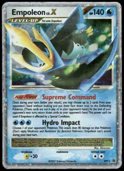 Pokemon Empoleon LV.X Promo Diamond and Pearl Promos DP11 HP Holo - Image 1