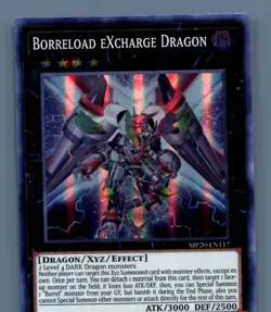 Borreload eXcharge Dragon #MP20-EN117 Yugioh 1st edition - Image 1