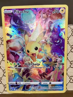Pokemon Pikachu (Secret) 160/159 Crown Zenith Holo NEAR MINT - Image 1