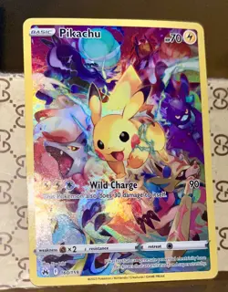 Pokemon Pikachu (Secret) 160/159 Crown Zenith Holo NEAR MINT - Image 4