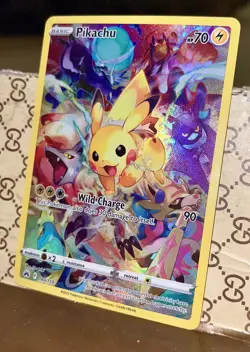 Pokemon Pikachu (Secret) 160/159 Crown Zenith Holo NEAR MINT - Image 5