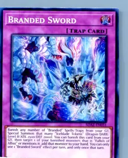 Branded Sword #SDAZ-EN031 Yugioh 1st edition - Image 1