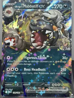 Arven's Mabosstiff ex 139/182 DRI Prize Pack Play! Pokemon Holo Stamped NM - Image 1