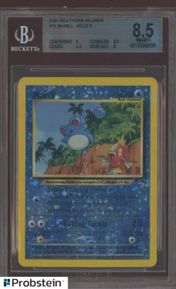 2001 Pokemon Southern Islands #11 Marill Holo BGS 8.5 w/ 9 - Image 1