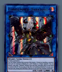 Condemned Darklord #DUOV-EN006 Yugioh 1st edition - Image 1