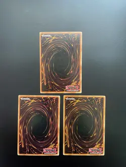 Yugioh Mystical Space Typhoon SD5-EN020 1st Edition Common Damaged X3 - Image 2