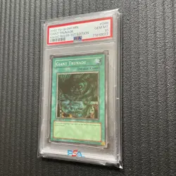 Yugioh! Giant Trunade MRL-048 Super Rare 1st Edition PSA Graded 10 GEM MT - Image 1