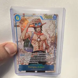 Portgas.D.Ace (Alternate Art) - Carrying On His Will Foil Secret Rare OP13-119 - Image 1