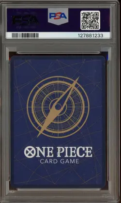 2024 One Piece Japanese Mos Burger #080 Monkey D. Luffy PSA 10 GEM MINT - Image 2