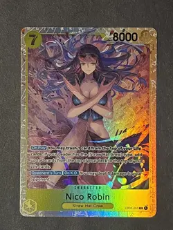 Nico Robin (055) EB03-055 Extra Booster: One Piece Heroines Edition Foil SR - Image 1