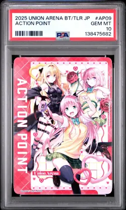 2025 UNION ARENA JAPANESE UA45BT/TLR TO LOVE #AP09 ACTION POINT PSA 10 - Image 1