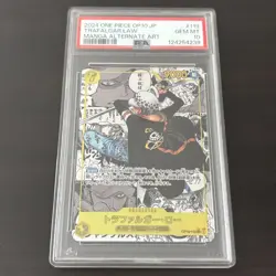 One Piece Card Trafalgar Law Comic Parallel SEC PSA10 Rare Collector Item - Image 1