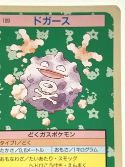 Koffing NO.109 Topsun Pokemon card Japanese Green Back 1995 RARE - Image 3