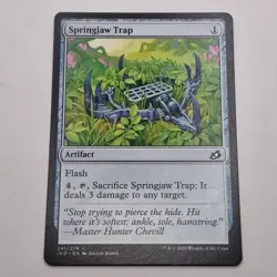MTG: Springjaw Trap 241/274 - Ikoria Lair of Behemoths 2020 Artifact Common - Image 1