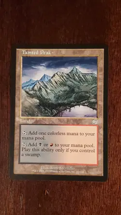 Tainted Peak Torment EX/LP 142/143 MTG Magic the Gathering Land Uncommon - Image 1