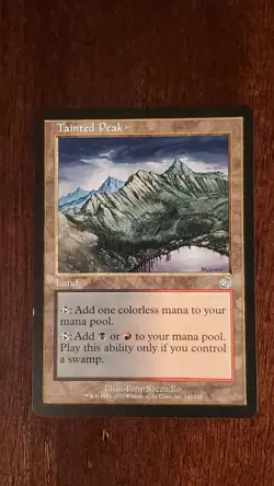 Tainted Peak Torment EX/LP 142/143 MTG Magic the Gathering Land Uncommon - Image 3