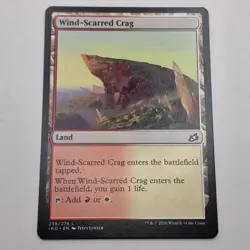 MTG: Wind-Scarred Crag 258/274 - Ikoria Lair of Behemoths 2020 Land Common - Image 1
