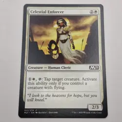 MTG: Celestial Enforcer 011/274 - M21 Core Set 2021 White Common - Image 1