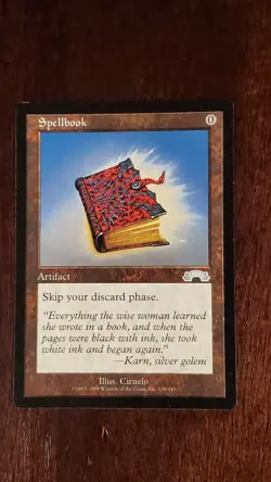 Spellbook Exodus EX/LP 132/143 MTG Magic the Gathering Artifact Rare - Image 5